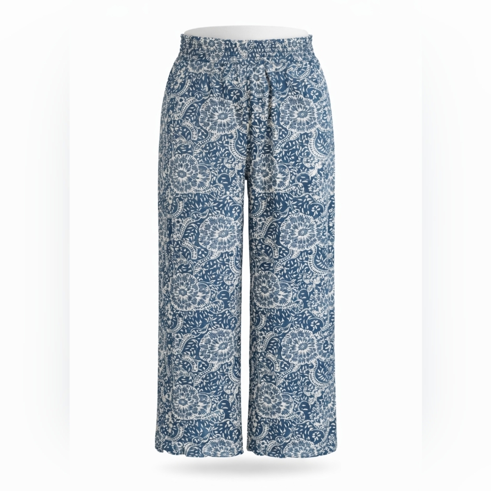 Maeve by Anthropologie Printed Wide-Leg Pants – Size XS